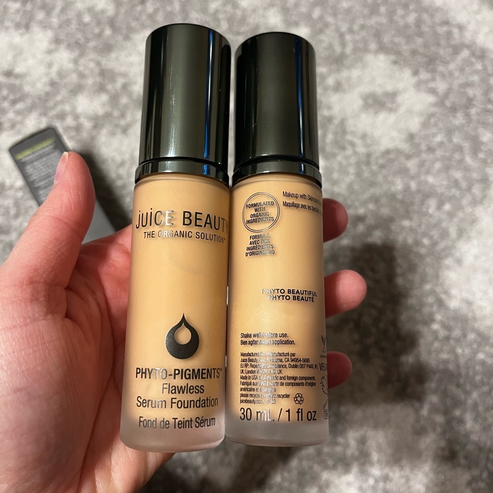 2 Phyto-Pigments Flawless Serum Foundation 15 Rosy Sand Clean Juice Beauty 1 oz